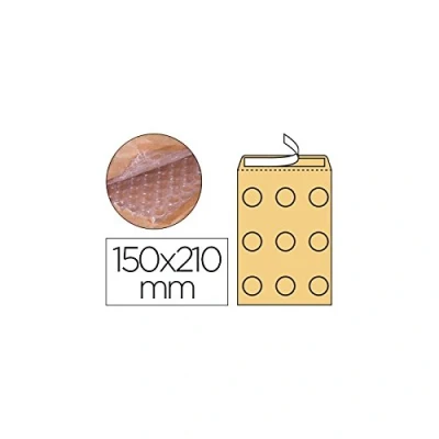 Imagen de Q Connect Sobre Burbujas Crema C/0 150 X 210 Mm Caja De 100