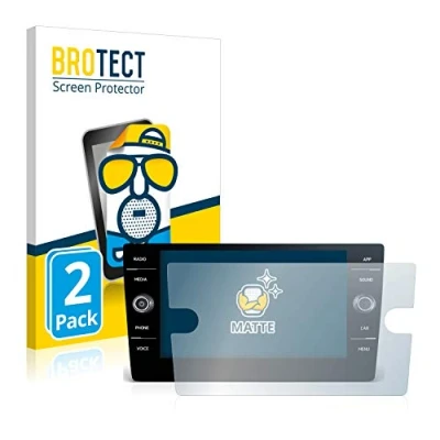 Imagen de BROTECT Protector Pantalla Anti Reflejos para Volkswagen Touran 2017 Discover Media 8&quot; 2019 (2 Unidades) Película Mate Huellas