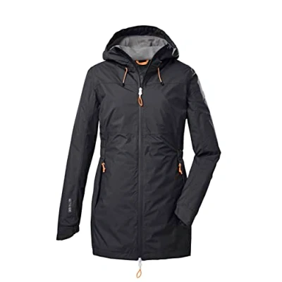 Imagen de killtec Women&#039;s Chaqueta funcional/chaqueta outdoor con capucha KOS 54 WMN JCKT, dark anthracite, 36, 39169 000