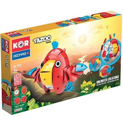 Imagen de Geomag KOR Tazoo Toco Juguete de construcción, Multicolor, 86 Piezas, 604