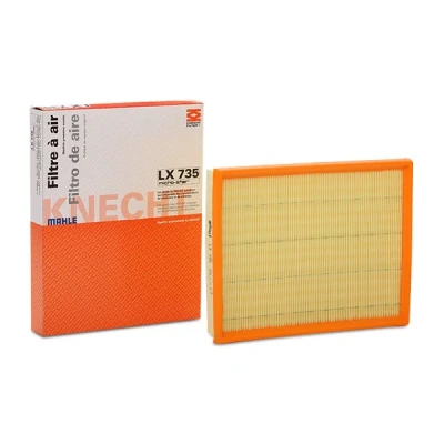 Imagen de MAHLE ORIGINAL LX 735 Filtro de aire 41,9 235 294,0 Cartucho filtrante OPEL: Astra H GTC, Hatchback, Insignia A Sports Tourer, BMW: 3 Coupé