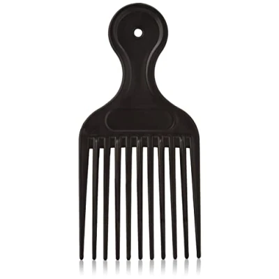 Imagen de lamoda plástico peine Afro, negro, 6 cm)