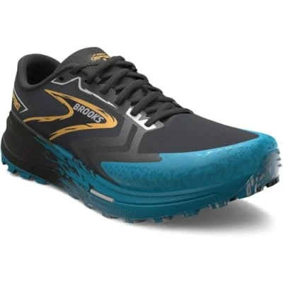 Imagen de Brooks Catamount 3 Zapatillas de trail running, Hombre, Talla: 41, Ebony mosaic blue orange Zapatos