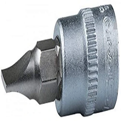 Imagen de KS Tools 917.1421 1/4&quot; Llave de vaso con punta para tornillos planos, 6,5 mm