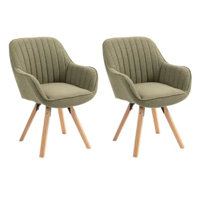 Imagen de Meubles cosy set de 2 silla comedor escandinava, sillón tocador