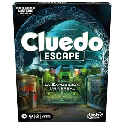Imagen de Cluedo Escape: La Exposición Universal Juego de Misterio Escape Room para Halloween, un Solo Uso, Juegos Mesa Cooperativos Lógica y Enigmas Niños Niñas 10 Años o Más