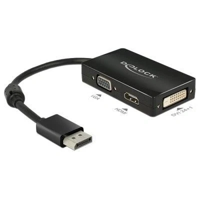 Imagen de Delock Adapt. Displayport 1.1m A Vga/hdmi/dvih Neg