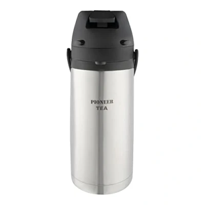Imagen de Pioneer Flasks, Dispensador de Bebidas, Acero Inoxidable, Airpot, Para Etiquetado Como &quot;TEA&quot;, Conferencias o Eventos, 1,9 Litros, SS19HC TEA