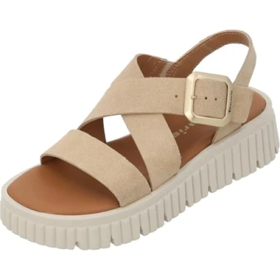 Imagen de Tamaris 28705, Sandalias con cuña Mujer, Beige, 40 EU