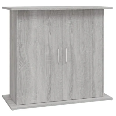 Imagen de vidaXL Soporte para Acuario Madera ingeniería Gris Sonoma 81x36x73 cm