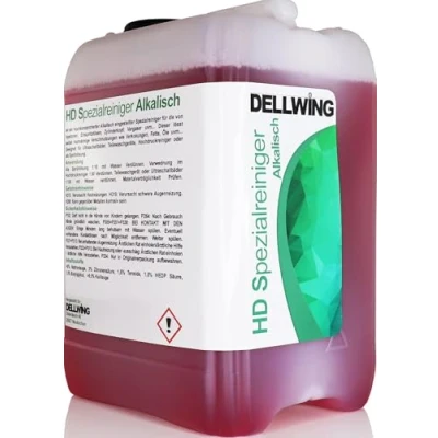 Imagen de DELLWING Limpiador ultrasónico concentrado para carburadores, cabezales de cilindro, inyectores, inyectores y otras partes Líquido baño suciedad persistente Bidón 5 litros