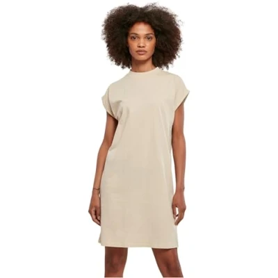 Imagen de Urban Classics Turtle Extended Shoulder Vestido ligero, Mujer, Talla: Large, Softseagrass