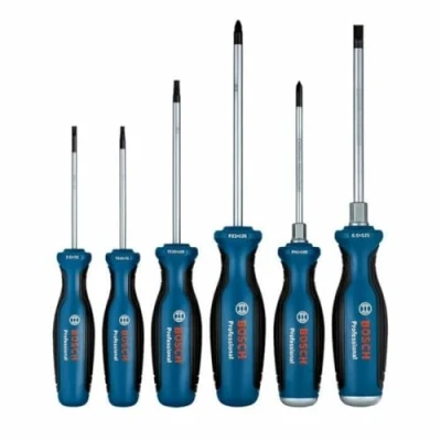 Imagen de Bosch Professional Juego 6 destornilladores (incl. Phillips, Plano, Torx, Pozidriv, en caja)