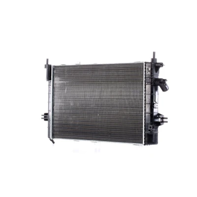 Imagen de TYC 725 0028 R Radiador, refrigeración del motor 608 378 34 Caja de cambios manual Aletas unidas mecánicamente OPEL: Zafira B