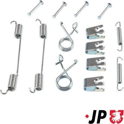 Imagen de JP GROUP 3364004310 Juego de accesorios, zapatas freno Eje trasero PEUGEOT: Boxer Furgón, Bus, FIAT: Ducato II Punto Hatchback