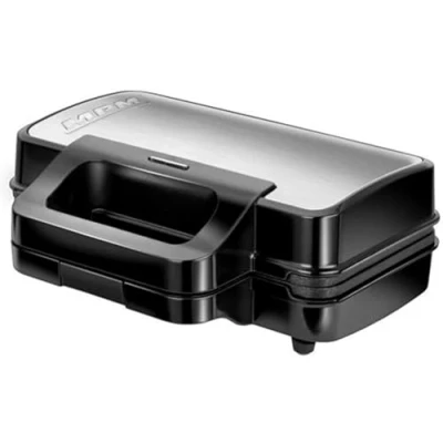 Imagen de MPM MOP 43M Sandwichera Doble 3 en 1, Placas Intercambiables, Sandwich Tostadora, Gofrera Gofres Belgas, Grill Plancha para Carne y Pescados, Regulador Temperatura Automático, 1000W