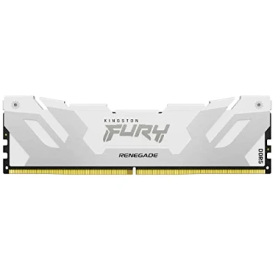 Imagen de Kingston Fury Renegade DDR5 Plata/Blanco XMP 24GB 8400MT/s CL40 CUDIMM Memoria Gamer para Ordenadores de sobremesa KF584CU40RW 24