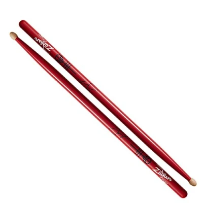 Imagen de Zildjian Artist Series Hickory Drumsticks Josh Dun Wood Tip Red