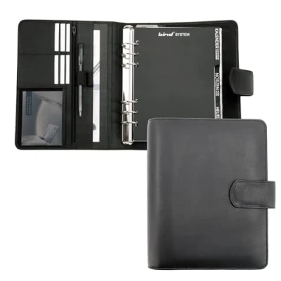 Imagen de Enlazar T 5 Planner System A5 con cierre magnético, cuero Nappa, negro