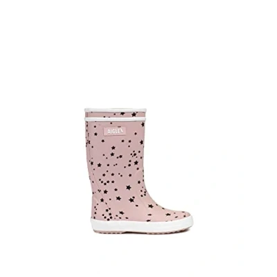 Imagen de Aigle Lolly Pop Play2, Botas de lluvia para Unisex Niños, Multicolor (Rosa Estrellas), 31 EU