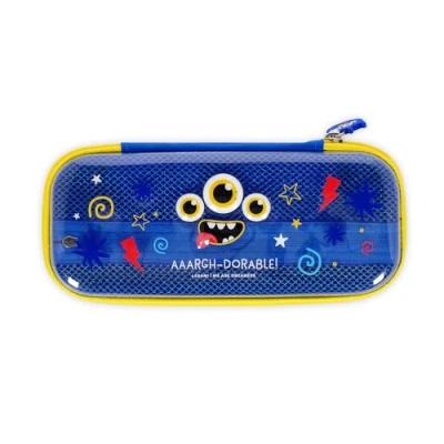 Imagen de Legami Estuche Wonderwow, Tema Monster, 2 Compartimentos y Portalápices interior, Compartimento interior con Tejido de Malla, Cierre Cremallera, 23 x 11 5 cm