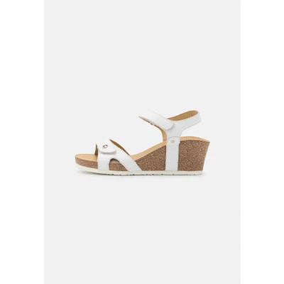 Imagen de Panama Jack Julia Basics, Sandalia de cuña Mujer, Blanco B17, 37 EU