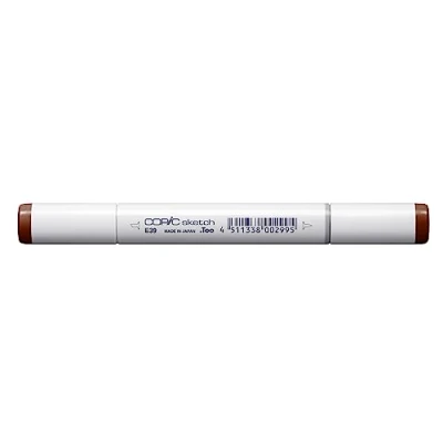 Imagen de Copic Sketch E39, Cuero, Rotulador Doble con Punta Mediana y de Pincel.