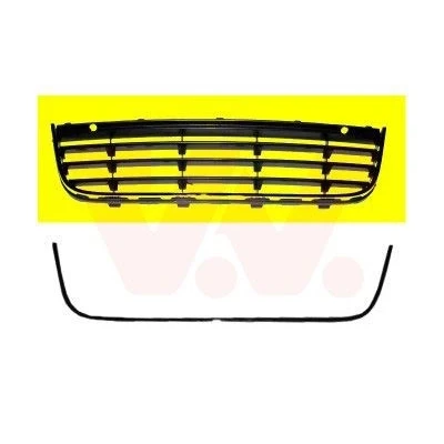 Imagen de VAN WEZEL 5886590 Rejilla Parachoques delante VOLKSWAGEN: Jetta 3, Golf 5