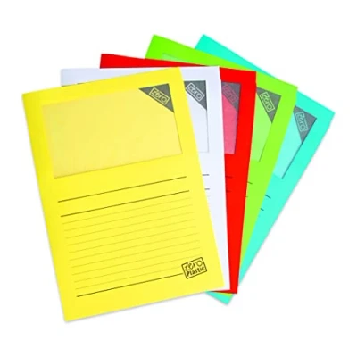 Imagen de Elco 29479.00 Ordo Zero Fundas para documentos con ventana de pergamino, 100% papel, mezcla 5 x 10, 220 310, 120 g, surtidas, ventana: sí.
