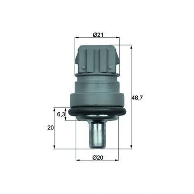 Imagen de MAHLE ORIGINAL TSE 1D Sensor de Temperatura del Refrigerante con junta VOLKSWAGEN: GOLF 4, 3, Polo III Hatchback, AUDI: A4 B5 Berlina