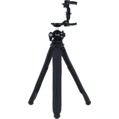 Imagen de Rollei Monkey Pod 3: versátil Mini trípode Smartphone, cámara, Palo Selfie Compatible, Flexible, Ligero, Cabezal de Bola Giratorio 360 (Negro)
