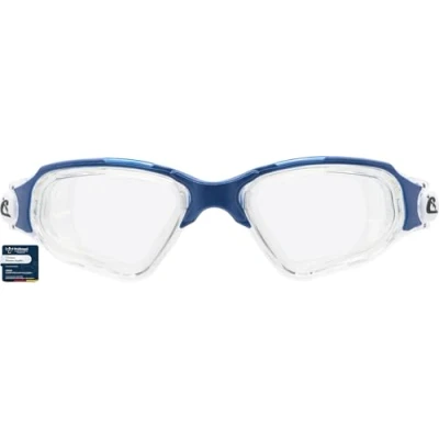 Imagen de CRESSI Clear Eyes Goggles Clear/Blue Gafas de Natación Unisex Silicona Pura con Tratamiento Molecular Antivaho para Lentes, Transparente/Azul, Lentes Transparentes, Talla Única