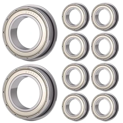 Imagen de 10 unidades F695ZZ Deep Groove Ball Bearings Double Shielded Miniature Bearing (5 x 13 4 mm)
