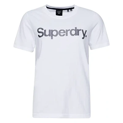 Imagen de Superdry CL tee T Shirt, Brilliant White, M para Mujer