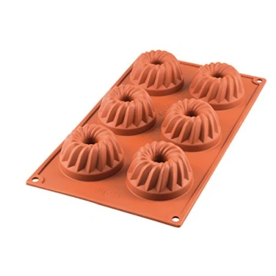 Imagen de silikomart SF058 GUGELHOPF Molde de silicona Ø70 h 36 mm