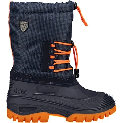Imagen de CMP Ahto, Botas de Nieve Unisex Niños, (B.Blue Orange Fluo 18nd), 31 EU