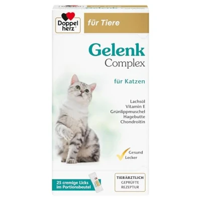 Imagen de Doppelherz Complejo Articular para Gatos apoyar el metabolismo en la osteoartritis 25 corridas