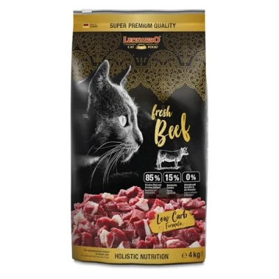 Imagen de Leonardo Fresh Beef [4 kg] Alimento para Gatos seco con un 85% de Carne Fresca Completo Adultos Todas Las Razas a Partir 1 año Edad