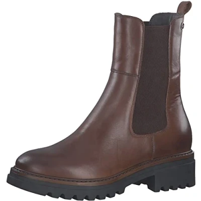 Imagen de Tamaris 1 25443 27, Botas Estilo Chelsea Mujer, Piel de Muscat, 41 EU