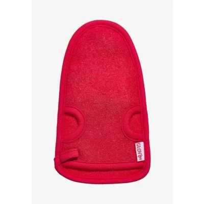 Imagen de GLOV Hydro Demaquillage Guante para masaje corporal Skin Smoothing, 1 unidad, rojo suave/rojo