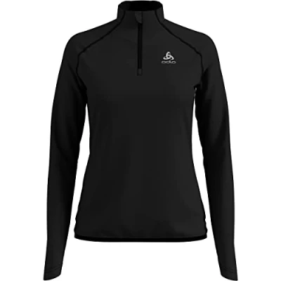 Imagen de Odlo Midlayer 1/2 Zip Carve Light, Forro Polar Mujer, Negro, M