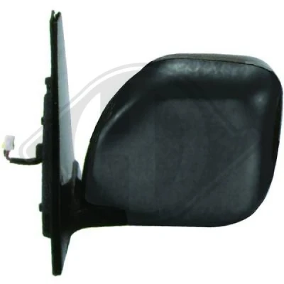 Imagen de espejo retrovisor Diederichs 5844824 derecha negro graneado para ajuste elect. espejo, calefactable, convexo, completo MITSUBISHI: PAJERO 3