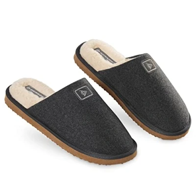 Imagen de DUNLOP Zapatillas Hombre, Pantuflas Hombre Talla 41 46, de casa (42 EU, Gris Oscuro)