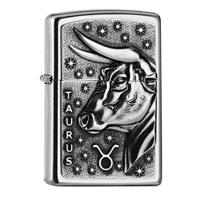 Imagen de Zippo 2006501 PL 207 Taurus V19 Mechero de latón, diseño 5,83,81,2