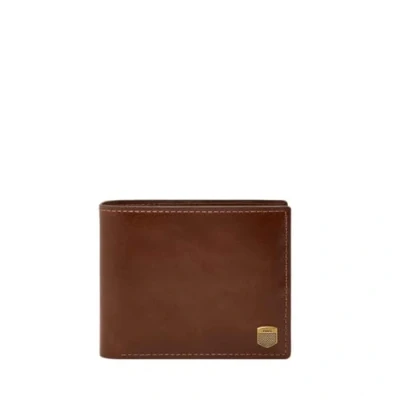 Imagen de Fossil Hayes, Accesorio de Viaje Billetera Plegable Hombres, marrón, Small
