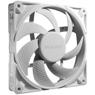 Imagen de be quiet! ventilador Silent Wings Pro 4 140mm PWM White, aletas optimizadas, alto rendimiento extraordinario, El conmutador de velocidad permite alternar la máxima PWM, BL119