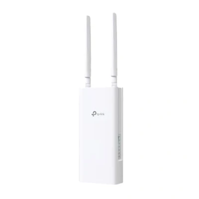Imagen de TP Link TLMR110 Outdoor Router WiFi con SIM de Exterior, 4G Cat4 300 Mbps, IP65, 1 Puerto WAN/LAN (PoE In), Antenas LTE Desmontables, alimentación PoE/DC, Montaje en Poste, Pared y Ventana