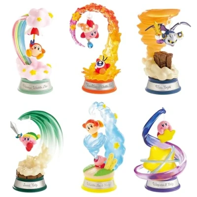 Imagen de Re ment Boite de 6 Figurines Kirby Terrarium Swing 4521121206530