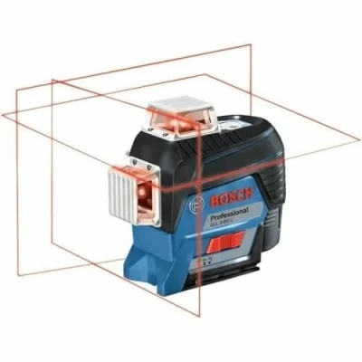 Imagen de Bosch Professional Sistema 12V Nivel láser GLL 3 80 C (1 batería + cargador, rojo, interior, conexión Bluetooth, alcance hasta 30 m, soporte universal BM1, en L BOXX)