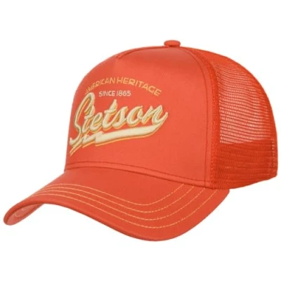 Imagen de Stetson Since 1865 Trucker Cap Basecap Gorra de béisbol Snapback Truckercap Mesh Coral Talla Única, coral, única